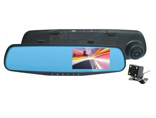Зеркало видеорегистратор SHO-ME SFHD-700 1280*720 при 30 к/сек //3,5