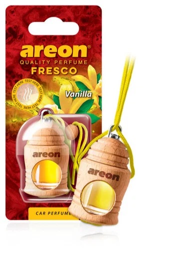 Ароматизатор подвесной бутылочка в дереве AREON FRESCO Vanilla