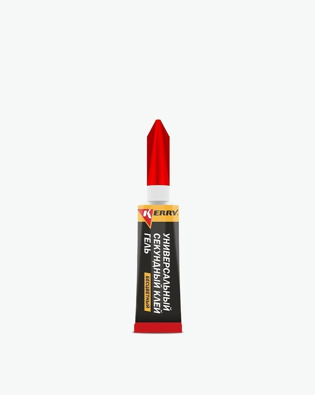 Клей KERRY универсальный секундный гель SUPER GLUE GEL3 г